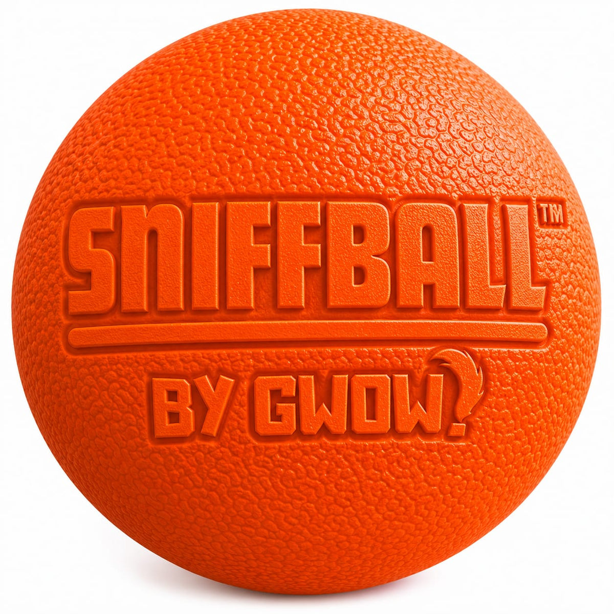SNIFFBALL naranja, pelota olfativa e interactiva para perros de GWOW! Pet Lab